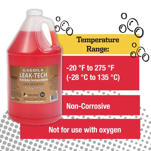 Miniatura 6 de Gasoila Spray detector de fugas de temperatura extrema, jarra de 1 galón, acción rápida, detección de fugas de larga duración, no tóxico