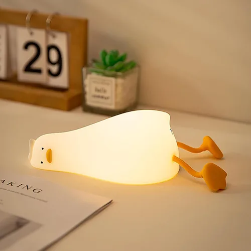Miniatura 4 de ATSUI Luz Nocturna de Axolotl, Lámpara LED Suave de Animal Novedoso, Silicona de Grado Alimentario, 3 Niveles Regulables, Luz Nocturna de Lactancia