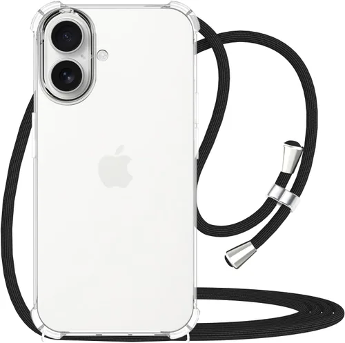 Miniatura 18 de para Google Pixel 6a Funda con Correa Ajustable para Cuello, Hombro y Cruzada Transparente Funda Móvil Duradera, Suave y delgada de Ajuste Perfecto