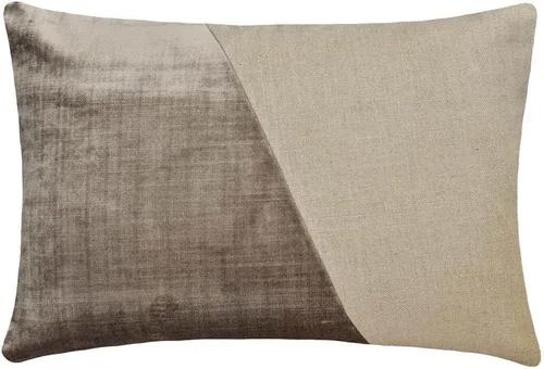 Miniatura 20 de Fabric Mart Direct Funda de cojín para sofá, fundas de cojín decorativas de color verde y gris, de 12 x 12 pulgadas, almohadas de retazos de bloques