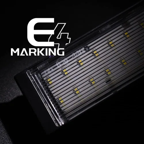 Miniatura 4 de Conjunto de luz LED de matrícula para Kia Forte Sedan 2019 2020 2021 2022 2023, repuesto OEM 6000K xenón blanco 18-SMD sin errores luces LED
