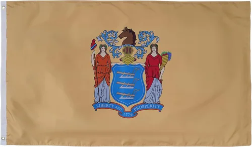 Miniatura 27 de SYII Bandera del estado de Alabama de 3 x 5 pies, banderas de 3 capas de doble cara del estado de Delaware con 2 ojales de latón y cabecera de lona