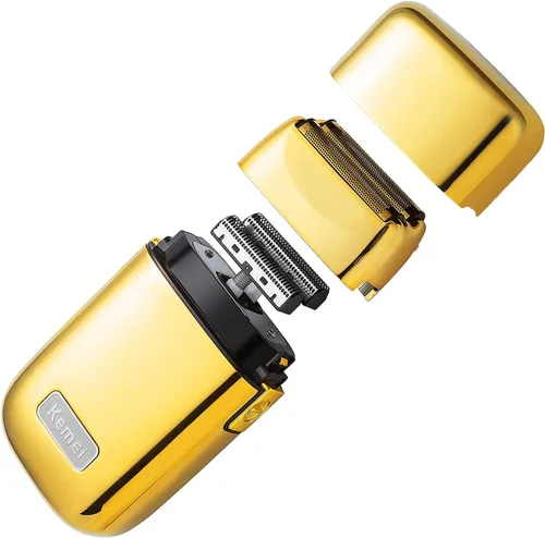 Miniatura 2 de KEMEI Cabezales de repuesto para maquinillas de afeitar eléctricas para hombre, cuchilla KEMEI Razors #KM TX1/TX3 cabeza de repuesto # Oro