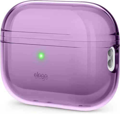Miniatura 13 de elago Funda transparente compatible con AirPods Pro de 2ª generación, compatible con AirPods Pro 2, funda protectora, a prueba de golpes, carga Azul