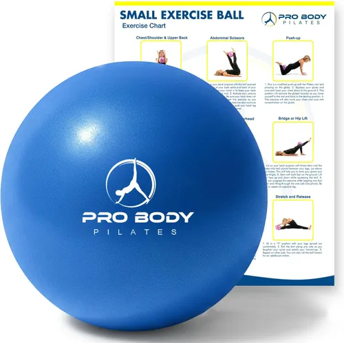 Miniatura 15 de ProBody Pilates Mini Pelota de Ejercicio - Bola de 9 Pulgadas para Entrenamiento de Estabilidad, Barra, Yoga, Núcleo y Terapia Física