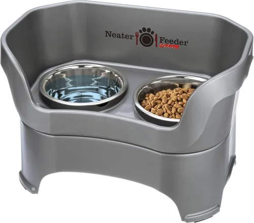 Miniatura 22 de Neater Pet Brands Neater Feeder Deluxe Cuencos para perros a prueba de derrames elevados para perros grandes de más de 40 libras, fabricado en EE.