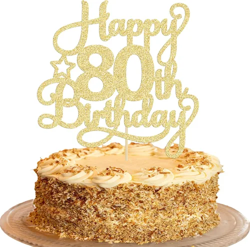 Miniatura 30 de 1 paquete de decoración de pastel de feliz 15 cumpleaños, topper de pastel dorado con purpurina Mis Quince 15, saludos a 15 años, adorno de pastel