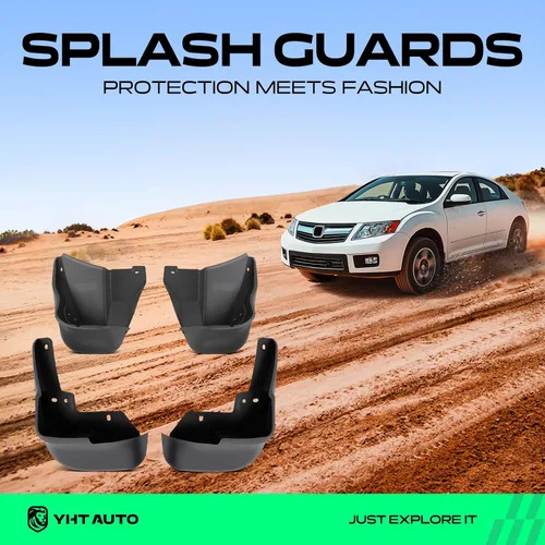Miniatura 2 de YHTAUTO Juego de 4 guardabarros y protectores contra salpicaduras, accesorios de repuesto para Honda Civic 1996-2000 Coupé Sedán, no apto