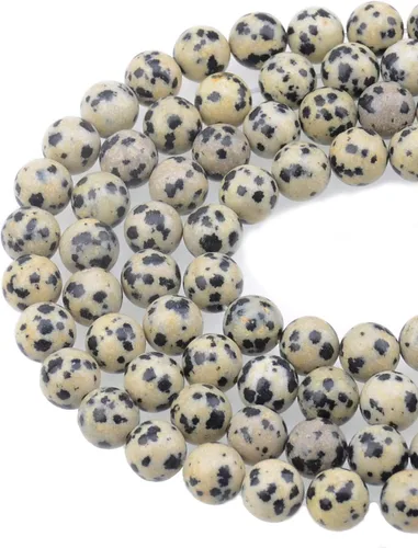 Miniatura 14 de Cuentas sueltas de 0.315 pulgadas/8mm de piedra natural redonda para hacer joyas con cordón elástico Sodalita azul