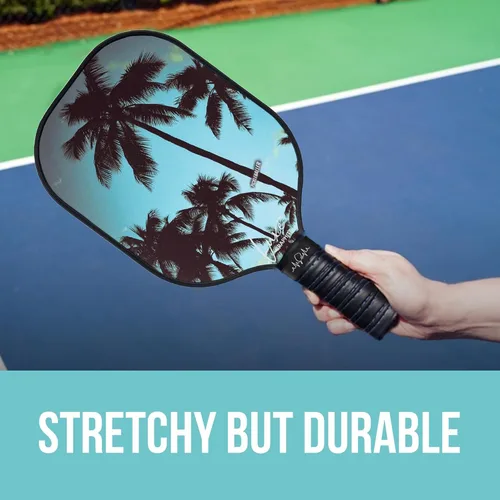 Miniatura 9 de Palms-O-Aces Juego de 3 bandas de agarre para paleta de pickleball – Bandas de silicona para paletas de pickleball para asegurar sobreempuñaduras e