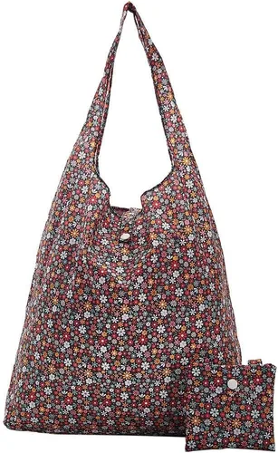 Miniatura 17 de ECO CHIC Bolsas plegables reutilizables para comestibles, bolsa de compras ligera, reciclada y reutilizable, bolsa plegable impermeable Gafas Gatos