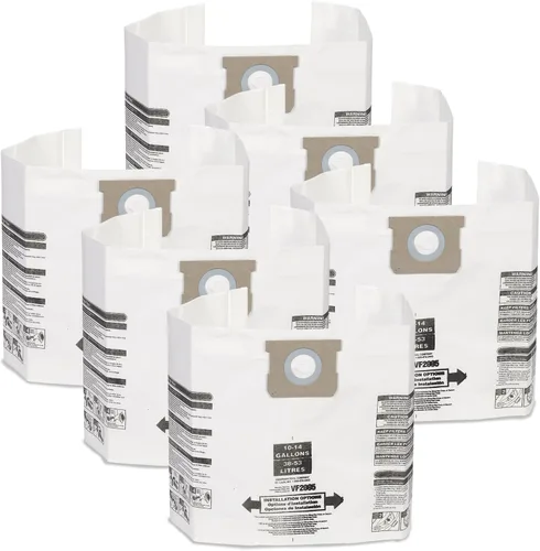 WORKSHOP Wet/Dry Vacs - Bolsas de filtro de polvo general para aspiradora comercial
