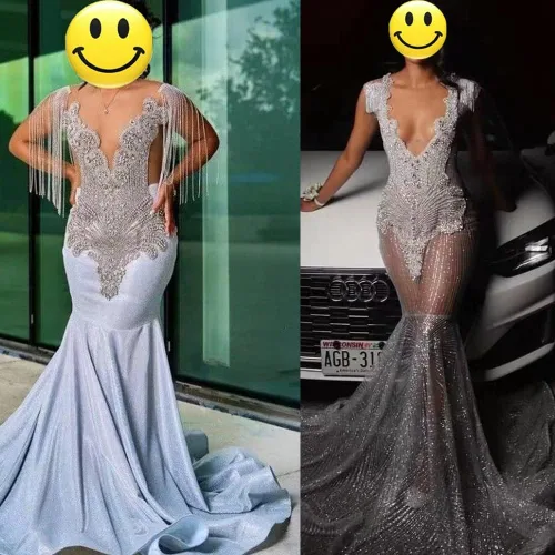 Miniatura 7 de Labellezalady - Parche de aplique de corpiño completo de lujo con strass hechos a mano, strass de plata brillante para corpiño de vestido de novia