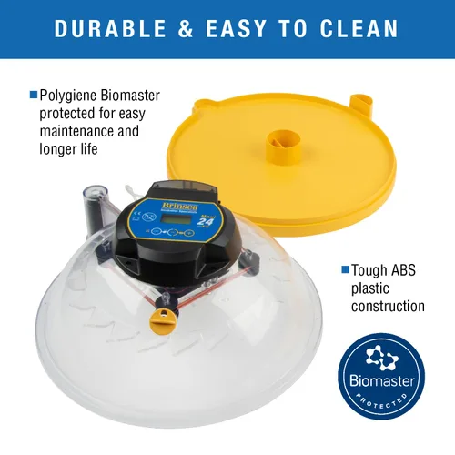 Miniatura 5 de Brinsea Mini II EX Connect App Controlled Egg Incubator with Automatic Humidity Control and Egg Turning for Hatching 7 Chicken, Quail, Other Eggs.