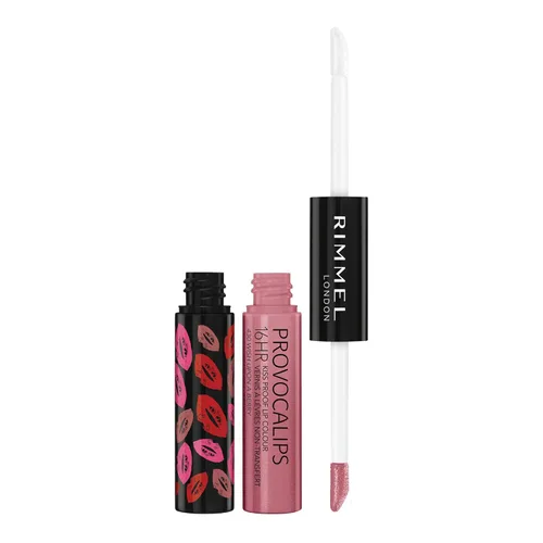 Miniatura 21 de Rimmel London Provocalips 16hr a prueba de besos color labial - Lápiz labial líquido de dos pasos para fijar el color y el brillo - 730 Make Your