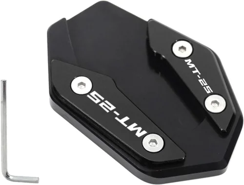 Miniatura 12 de Soporte de extensión lateral de pie para motocicleta para Yamaha YZF R3 R25 MT03 MT25 2019 2022 MT 03 25 R 3 25 (color: MT03 azul)