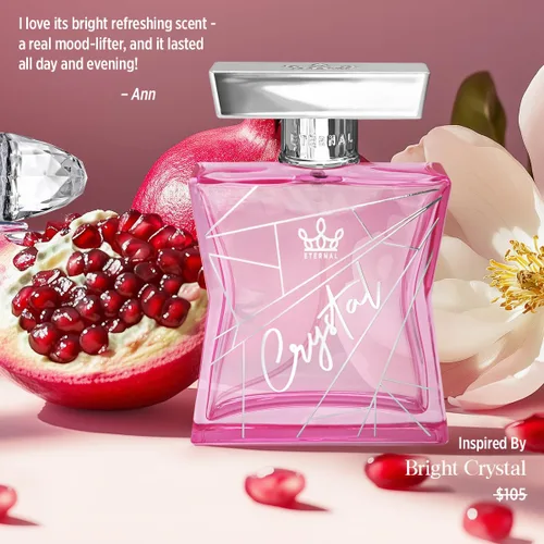 Miniatura 5 de Eternal Fragrance - Cristal eterno - Inspirado en el cristal brillante - 3.4 oz (3.4 fl oz) - Eau de Parfum - Vegano - Ingredientes limpios - Espray