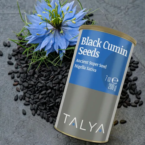 Miniatura 7 de TALYA Semillas de comino negro, 7 oz (200 g) – Semilla antigua de alta calidad, Nigella Sativa, apoyo inmunológico, alta timoquinona, sin gluten