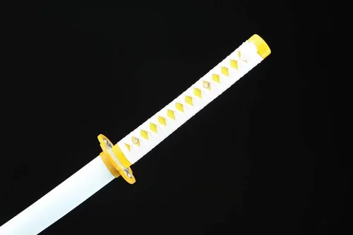 Miniatura 8 de Demon Slayer - Espada Tanjiro Katana de acero 1065, espiga completa, hecha a mano, Katana japonesa real, 41 pulgadas