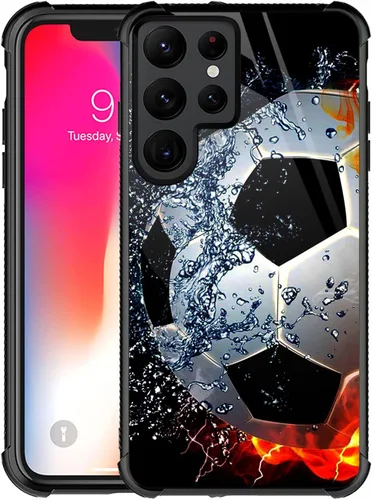 Miniatura 26 de CARLOCA Funda compatible con Samsung Galaxy S22 Ultra, increíble diseño de patrón de luz espacial nebulosa para niñas y niños, a prueba de golpes