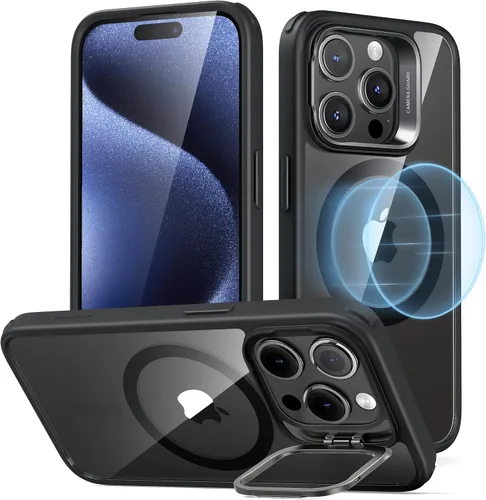 Miniatura 33 de ESR Funda para iPhone 14 Pro Max, Compatible con MagSafe, Funda Transparente para Teléfono con Soporte Stash Integrado para iPhone 14 Pro Max