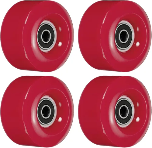 Miniatura 9 de PATIKIL Roller Skate Wheels with Bearings, Quad Skate Replacement for Double Row Skate Skateboards Indoor or Outdoor Amarillo Brillo