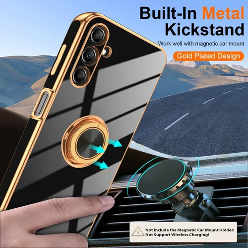 Miniatura 7 de Gritup Funda para Samsung Galaxy A14 5G: Funda Samsung A14 con 2 Protectores de Pantalla, Soporte de Anillo con Rotación 360°, Soporte Magnético