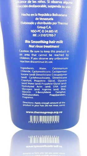 Miniatura 6 de Kleravitex Milk 55 - Acondicionador sin enjuague para el cabello, tratamiento en crema desenredante de 33.80 onzas, botella antiencrespamiento