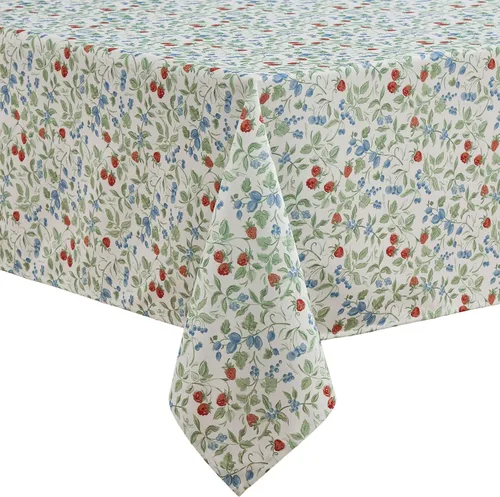 Miniatura 14 de Laura Ashley Mantel decorativo, resistente a las arrugas y a las manchas, repelente al agua a prueba de derrames, tela de poliéster lavable de fácil