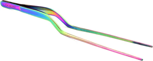 O'Creme Pinzas de pinza de cocina de precisión multicolor de acero inoxidable de 8 pulgadas Varios colores