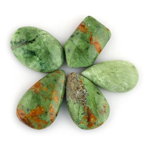 Miniatura 15 de CRYSTALIS Al por mayor 5 piezas de piedra preciosa natural K2 jaspe suelta en bruto, cabujones para hacer joyería, piedras pulidas de chakra