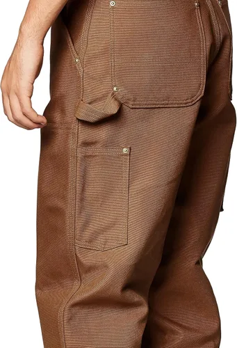 Miniatura 3 de Carhartt Pantalón de trabajo utilitario de doble frente de pato firme, ajuste holgado, para hombre