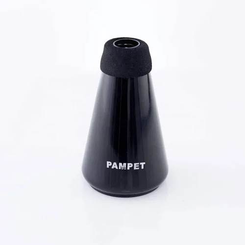 Miniatura 2 de Pampet - Silenciador para trompeta de práctica, ligero, recto (negro)