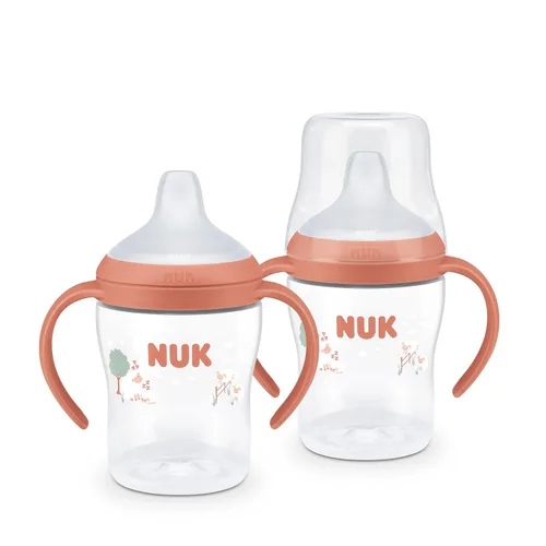 Miniatura 9 de NUK Perfect Match - Taza de aprendizaje con pajita, 8 onzas, paquete de 2 – Pajita suave, asas de fácil agarre, sin BPA, taza de transición a prueba