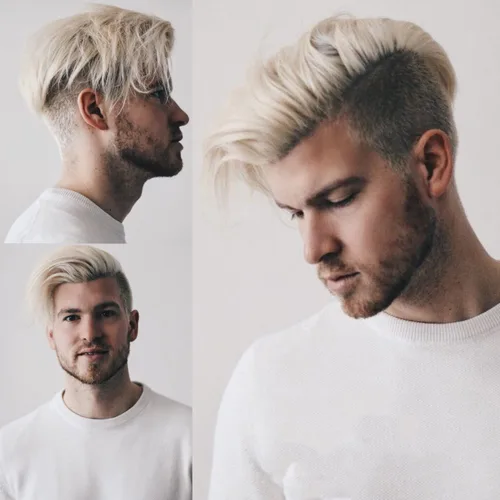 Miniatura 21 de Voloria Red de monofilamento de tupé para hombre con PU alrededor de la base de cabello humano virgen europeo encaje frontal para hombre postizo 10%