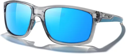 Miniatura 18 de MERRY'S Gafas de sol polarizadas deportivas para hombres y mujeres, para ciclismo, correr, conducir, golf, pesca, protección UV400 S9266 Marco negro