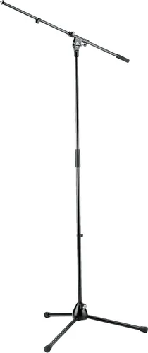 Konig & Meyer K&M 254B - Soporte para micrófono con trípode (versión europea), color negro