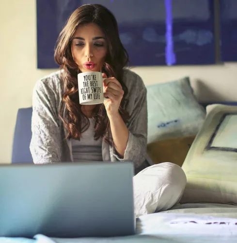 Miniatura 5 de Taza deslizada hacia la derecha Regalo divertido para novio novia novio novia en línea Fechado Aplicación Idea de regalo Fecha de aniversario Cita