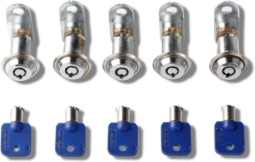 Miniatura 9 de Sintron General Lock - Longitud de repuesto de 0.75 pulgadas, 0.748 in, paquete de 5 unidades, cerradura tubular con llave igual, cerradura de leva