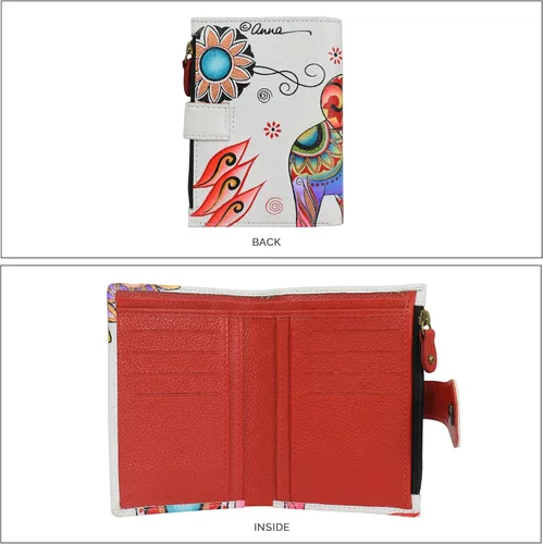 Miniatura 78 de Anna by Anuschka Cartera de mujer pintada a mano de cuero genuino para mujer