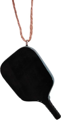 Miniatura 5 de Wowser Adornos de Navidad de paleta de pickleball – Juego de 3 diseños surtidos, decoraciones colgantes de árbol de vacaciones de 3 pulgadas, regalo