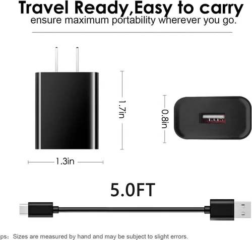 Miniatura 5 de Cable de carga USB C para Moto G Power 2024 2024 2022 2022 2021 2020 5G, Stylus Pure, G62 5G, G42, G22, G82, G52, G200, G100, G30, G10, G60S, One