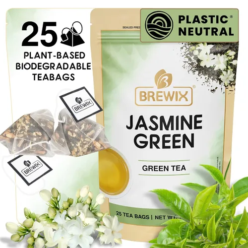 Miniatura 26 de BREWIX, Bedtime Blossom - Té suelto de hierbas (más de 50 tazas) sin cafeína y totalmente natural Mezcla relajante floral nocturna Rooibos