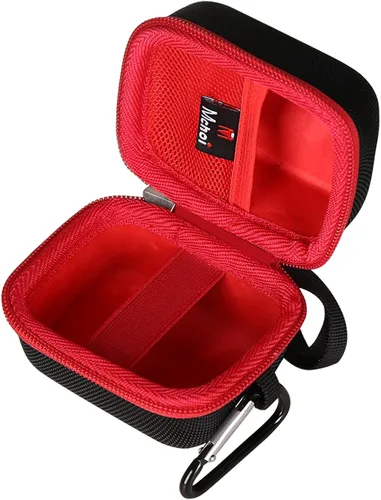 Miniatura 4 de Mchoi Funda GPS de golf adecuada para Bushnell Golf Phantom 2/3, para Swami KISS 2.0 Golf Handheld GPS Rangefinder, rojo, solo funda