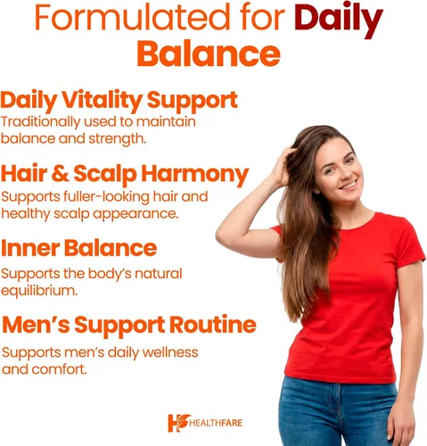 Miniatura 5 de Healthfare Extracto de palma enana americana 150 cápsulas veganas Suplemento herbario extra fuerte Sin OMG, sin gluten Fabricado en Estados
