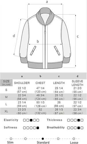 Miniatura 7 de Aelfric Eden Harajuku - Chaqueta universitaria para hombre, chaqueta de béisbol con gráficos vintage, abrigos unisex