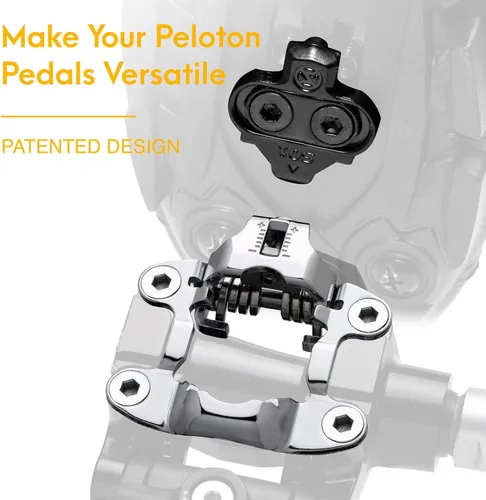 Miniatura 6 de Venzo Clips para dedos de bicicleta para bicicleta, adaptadores de pedal de bicicleta de ejercicio para interiores, compatible con pedal