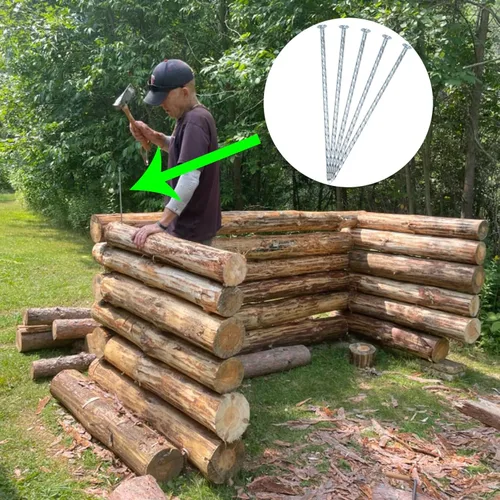Miniatura 4 de Estacas de 10 pulgadas de metal galvanizado para paisaje, estacas de anclaje de paisaje, estacas de camping para césped artificial, bordes