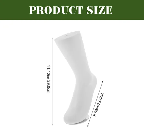 Miniatura 2 de Zerodeko Muestra de pie de maniquí Pulsera de tobillo Modelo de calcetín Modelo de pie femenino para calcetines minoristas Soporte de exhibición