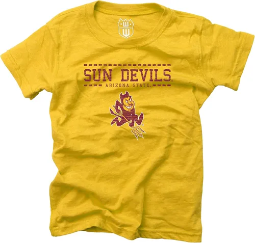 Miniatura 80 de Wes and Willy NCAA - Camiseta mezclada S/S para niñas púrpura (washington huskies purple)